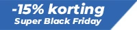 15% korting - Super Black friday deal