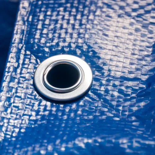 AFDEKZEIL BLAUW  2 x 3 MTR 80 GR/M² detail, verbo, bbqkopen.nl