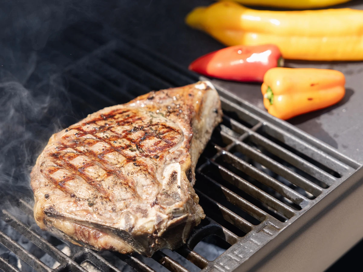 Barilo Top Inbouw - Sfeerbeeld Gerecht, Boretti, BBQkopen