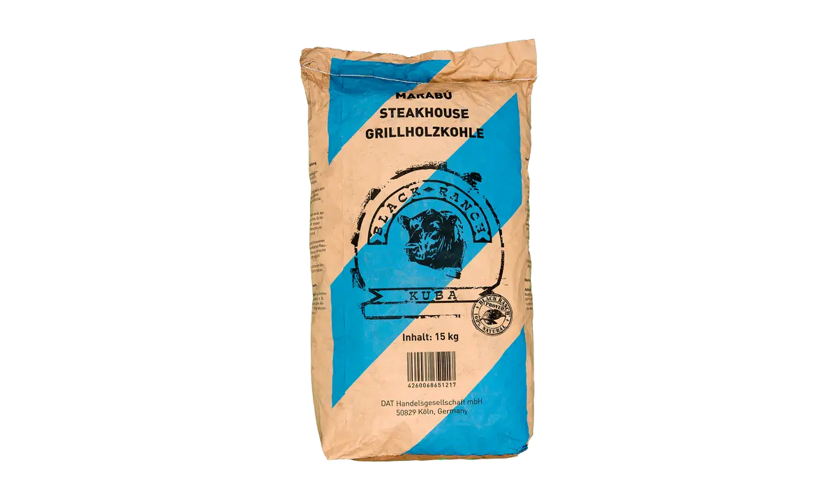 Black Ranch Marabu Houtskool 15kg, Black Ranch, BBQkopen.nl