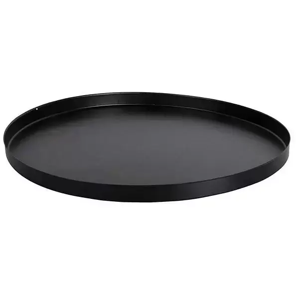 Esschert Design bodemplaat Ø50x3,5cm metaal zwart