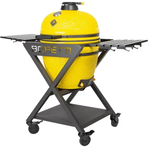 Boretti Ceramica Kamado Barbecue Limone schuin, Boretti, BBQkopen