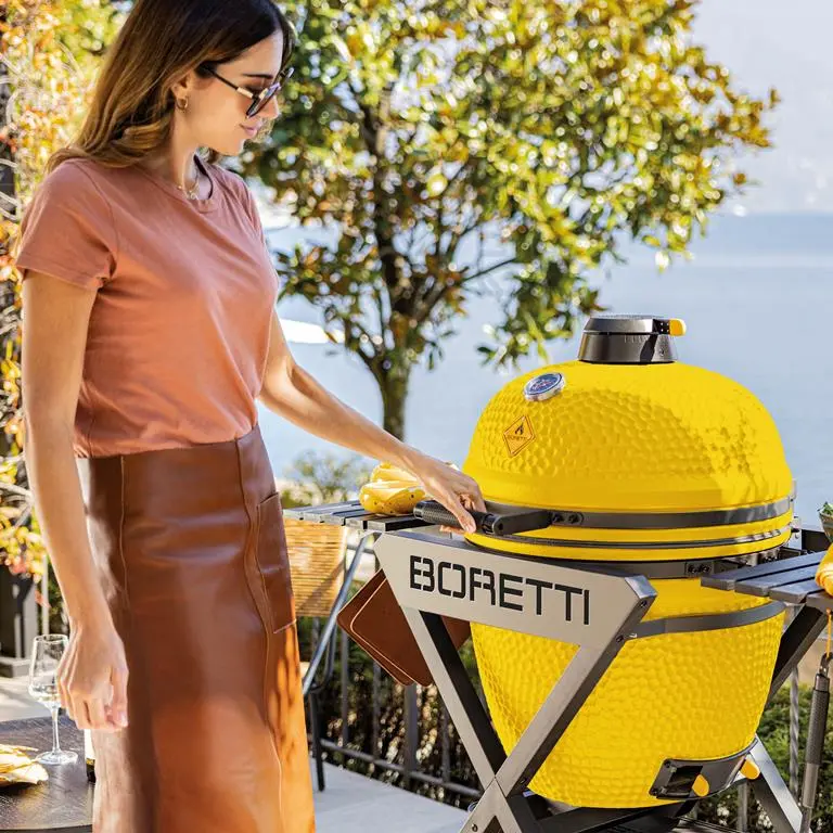 Boretti Ceramica Kamado Barbecue Limone sfeer, Boretti, BBQkopen