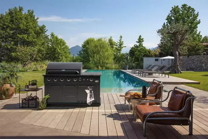 Boretti Luciano Nero Outdoor Kitchen sfeer, Boretti, BBQkopen