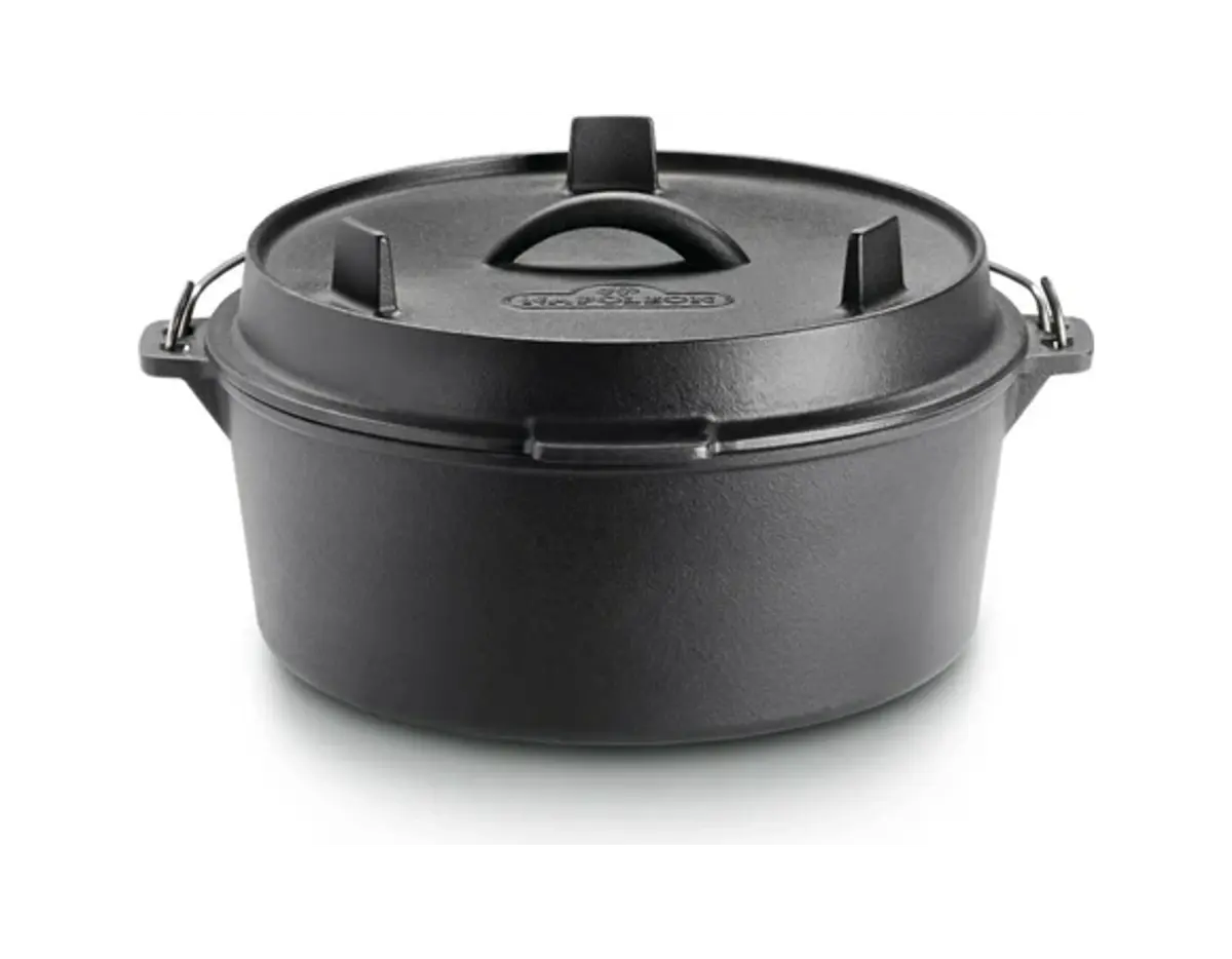 Dutch oven l28cm 6l gietijzer, Napoleon, BBQkopen