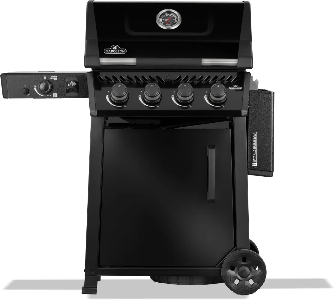 Freestle pro425 4 br.sizzle zn zwrt zijtafel, Napoleon, bbqkopen.nl