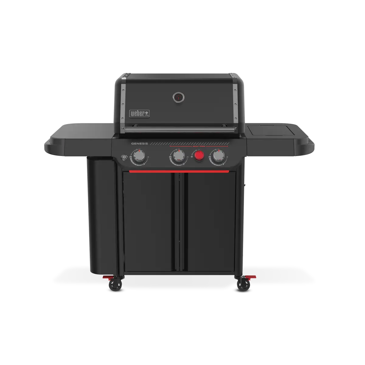 Gasbarbecue genesis e-330wr stealth voor, Weber, bbqkopen.nl