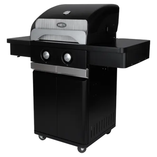 Gasbarbecue Leonardo 2-Branders - Schuin, Boretti, BBQkopen