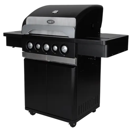 Gasbarbecue Leonardo 3-Branders - Schuin, Boretti, BBQkopen