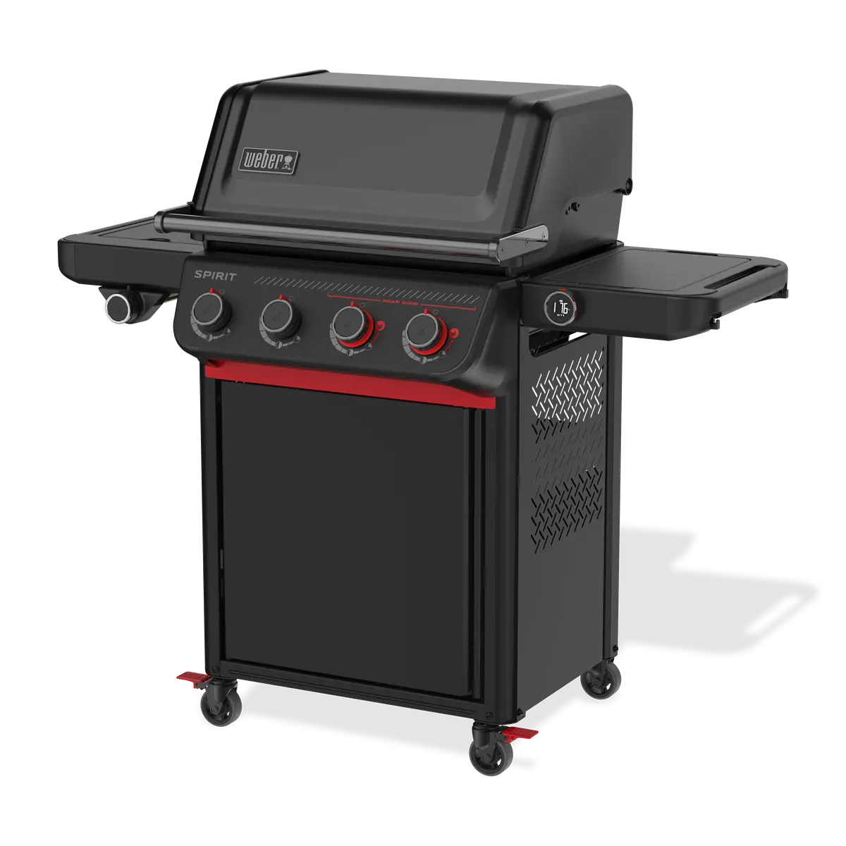 Gasbarbecue spirit epx-435r stealth zijkant, Weber, bbqkopen.nl