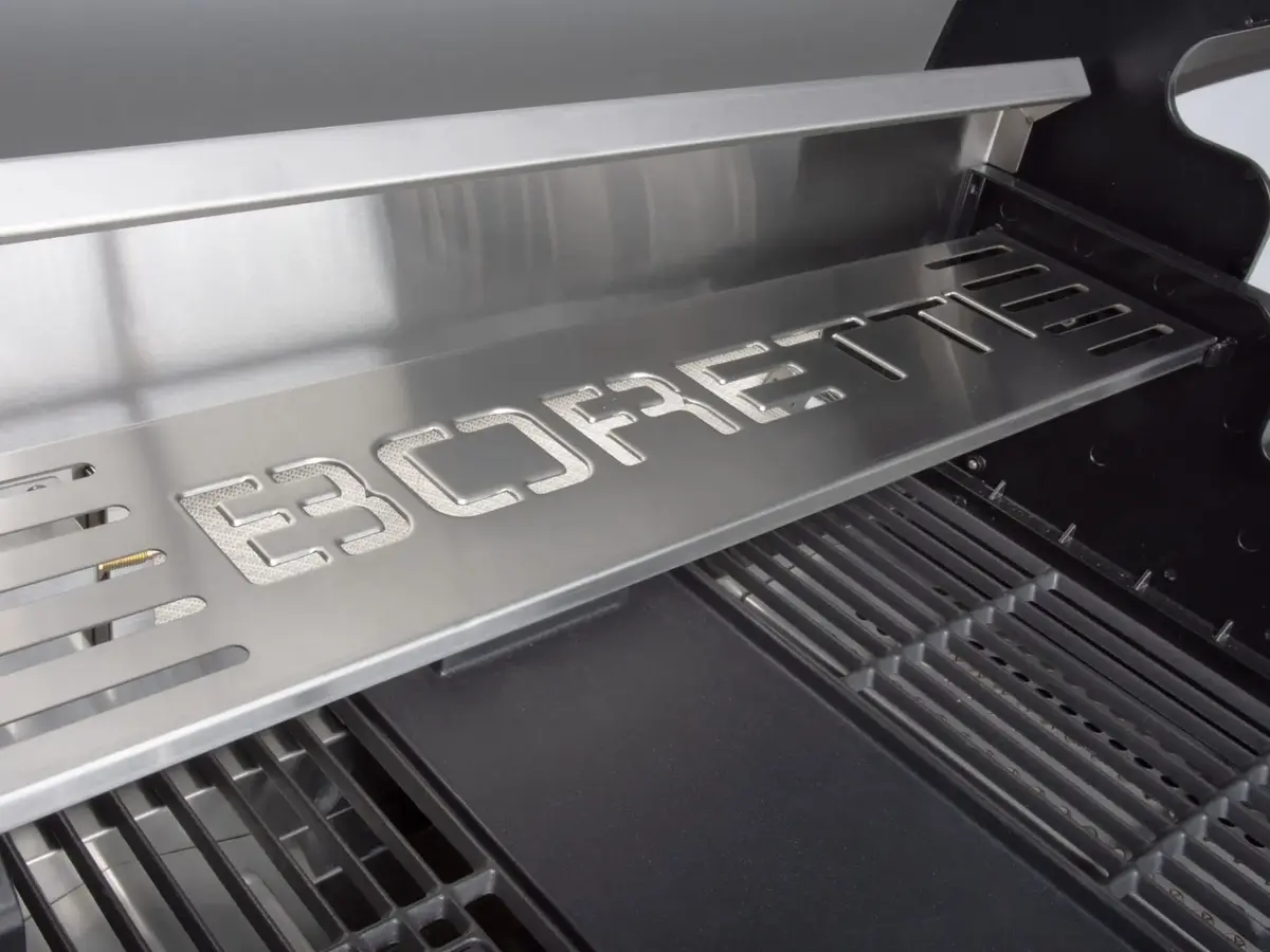 Gasbarbecue top leonardo 3-branders details, Boretti, bbqkopen.nl