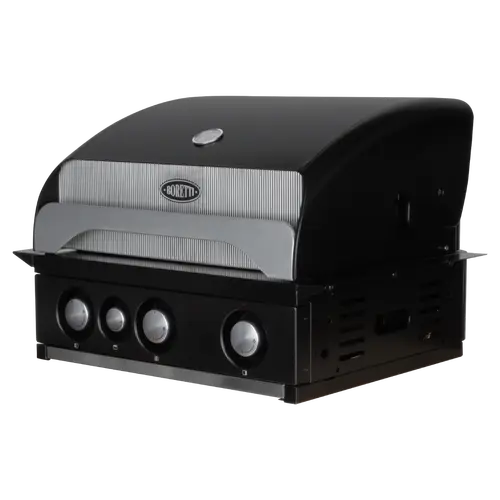 Gasbarbecue top leonardo 3-branders schuin, Boretti, bbqkopen.nl