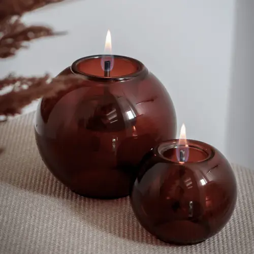 Globus Candle 15 Amber sfeer, Tenderflame, bbqkopen.nl