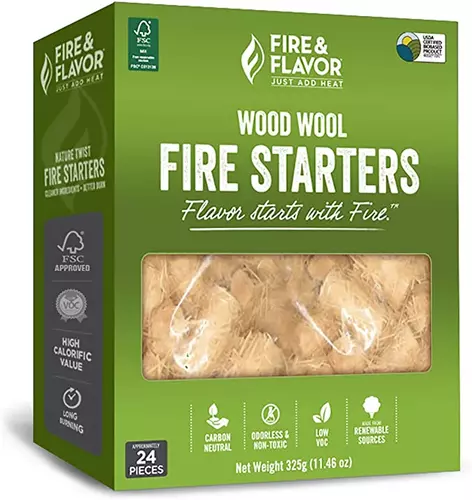 Grill Guru Fire Starter Wood Wool (24 pcs) 325 g - bbqkopen.nl