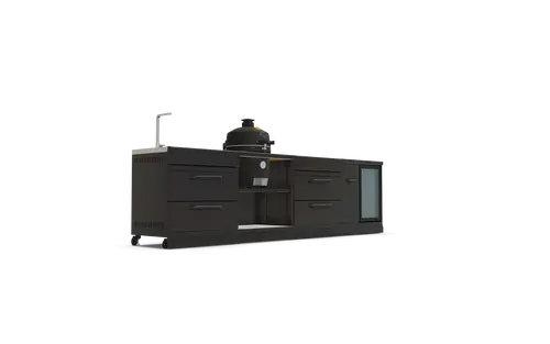 Grllr 4-delige buitenkeuken schuinaanzicht, GRLLR, bbqkopen.nl