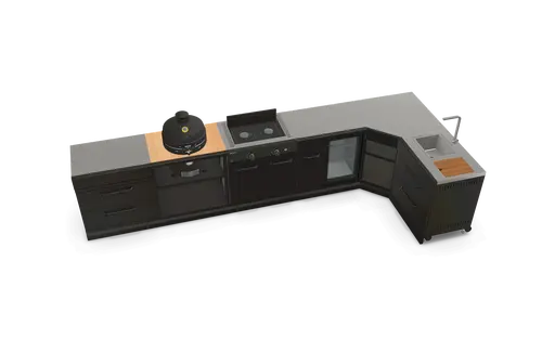 Grllr buitenkeuken 6-delig bovenaf, GRLLR, bbqkopen.nl