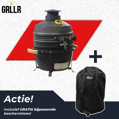 GRLLR Ember Classic 16 Charocal Black Kamado BBQ Mat Zwart - afbeelding 1