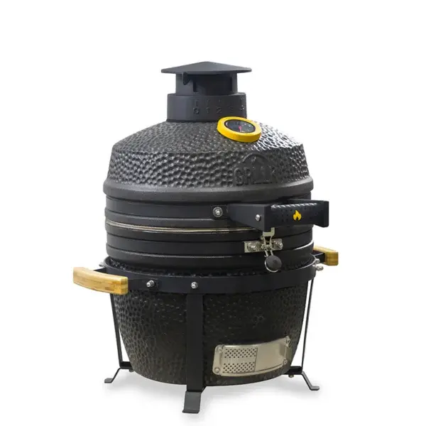 GRLLR Ember Classic 16 inch Charcoal Black with stand schuin, Grllr, bbqkopen