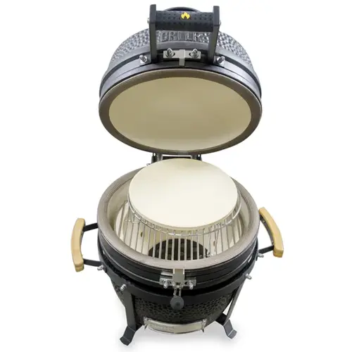 GRLLR Ember Classic 16 inch Charcoal Black with stand bovenaanzicht, Grllr, bbqkopen
