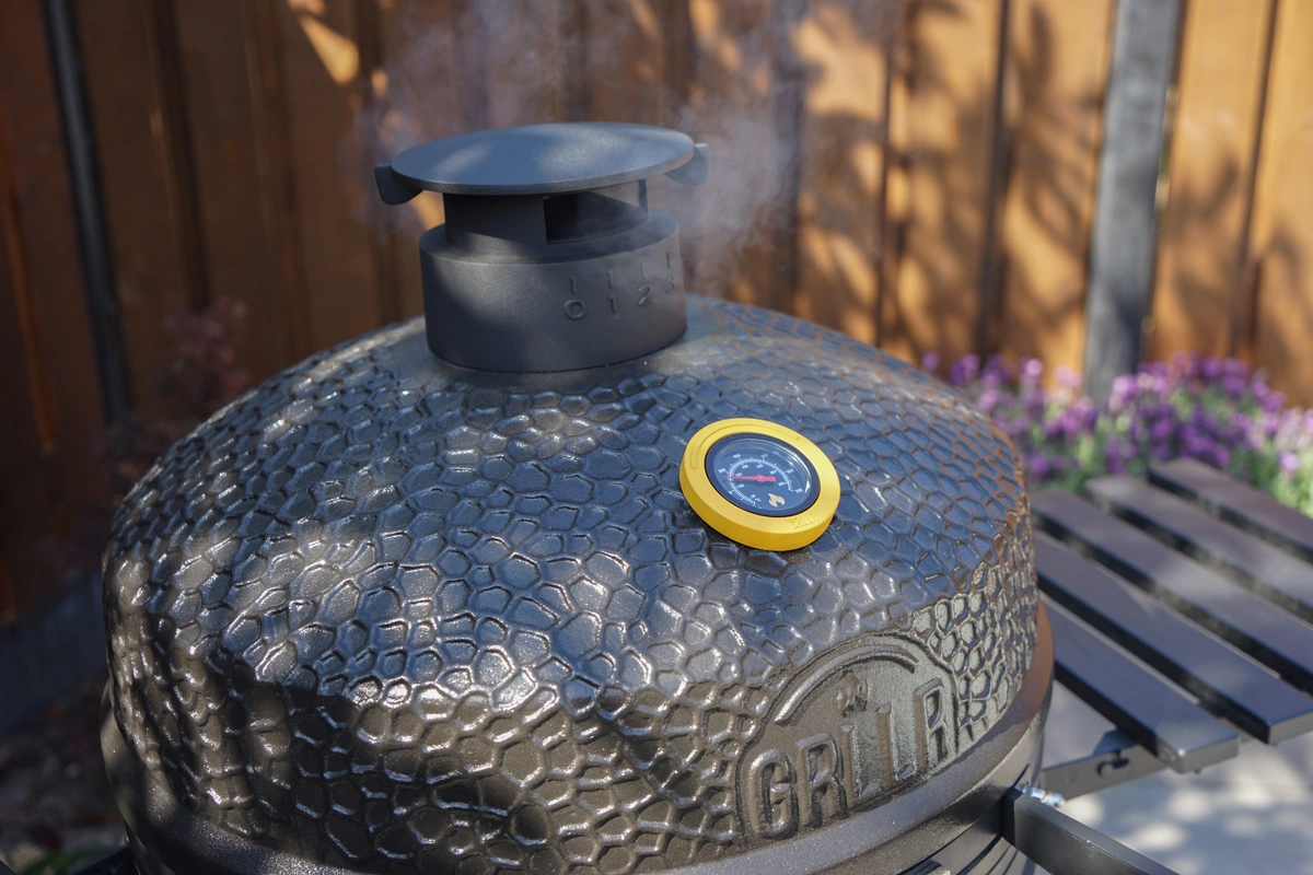 GRLLR Ember PRO 23 Shiny Black Kamado BBQ Glanzend Zwart - afbeelding 8