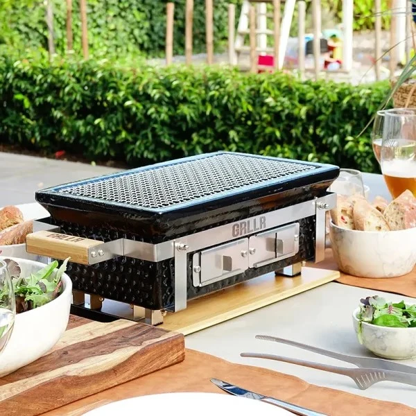 GRLLR Osaka Shichirin | Rectangular Table Barbecue | Black sfeerbeeld, GRLLR, BBQkopen.nl