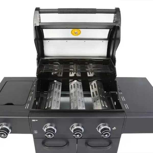 GRLLR Prime G3S 3 Burner Gas Barbecue with Side Burner detail open, Grllr, bbqkopen.nl