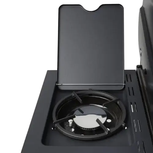 GRLLR Prime G3S 3 Burner Gas Barbecue with Side Burner detail zijbrander, Grllr, bbqkopen.nl