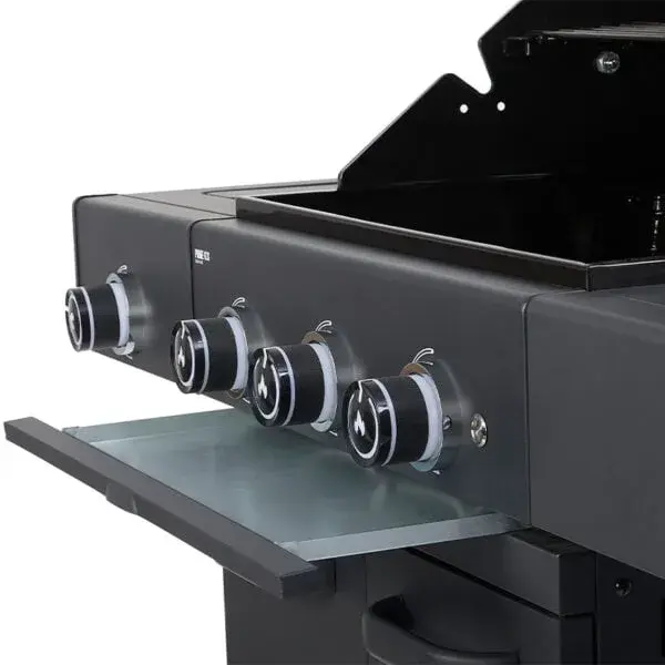 GRLLR Prime G3S 3 Burner Gas Barbecue with Side Burner detail knoppen, Grllr, bbqkopen.nl