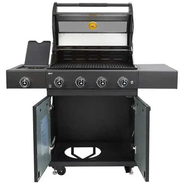 GRLLR Prime G4S 4 Burner Gas Barbecue with Side Burner open, GRLLR, bbqkopen.nl