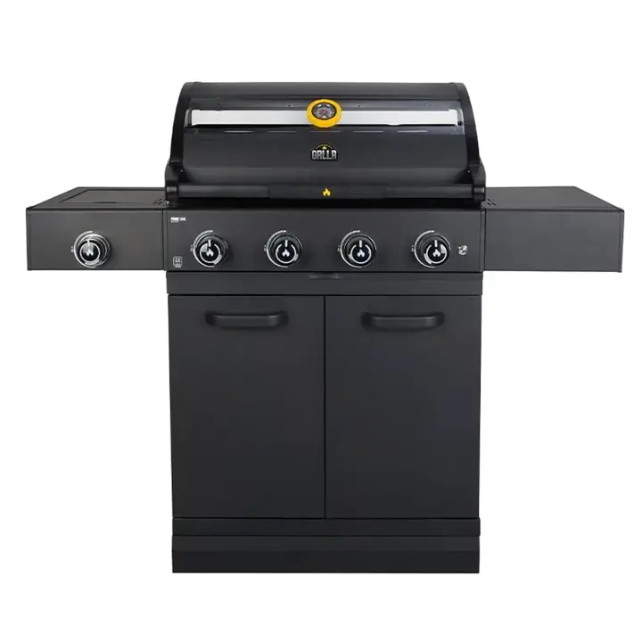 GRLLR Prime G4S 4 Burner Gas Barbecue with Side Burner, GRLLR, bbqkopen.nl
