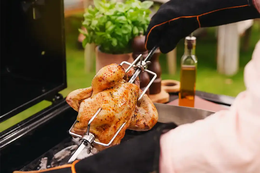 Handschoenen Leer 2st - Sfeerbeeld, Boretti, BBQkopen