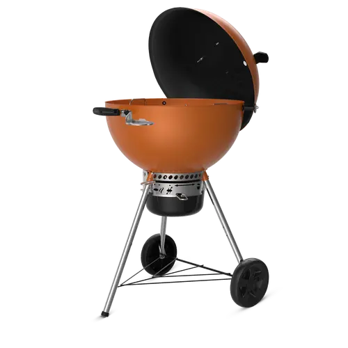 Houtskool bbq master-touch c-5755 oranje open, Weber, tuincentrumoutlet.com