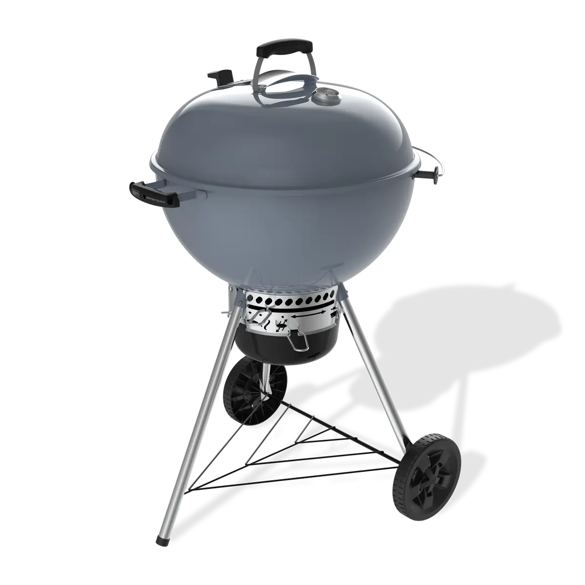 Houtskool bbq mastertouch c-5755 slate eu schuin, Weber, bbqkopen.nl
