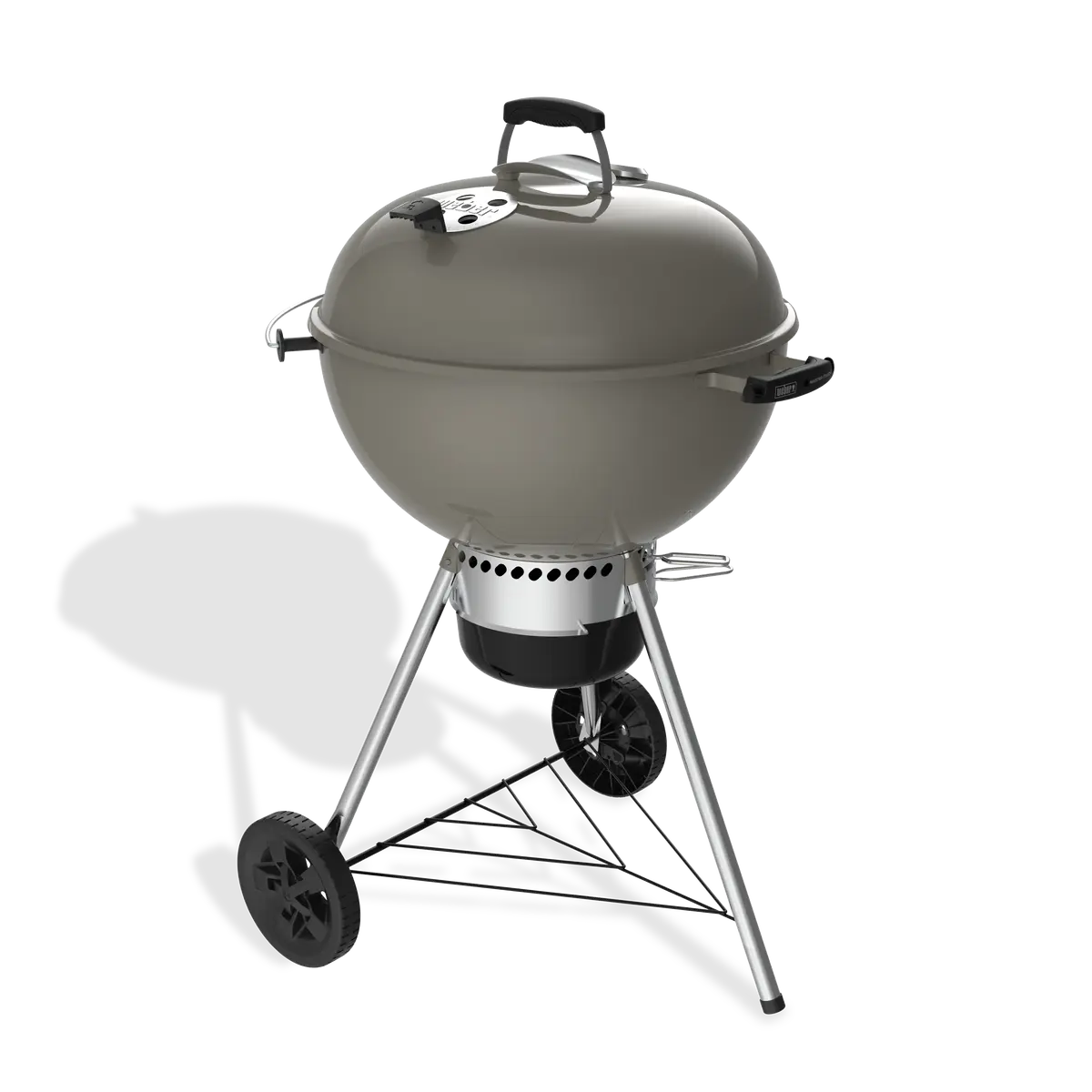 Houtskool bbq mastertouch c-5755 smoke eu zij-aanzicht, Weber, bbqkopen.nl
