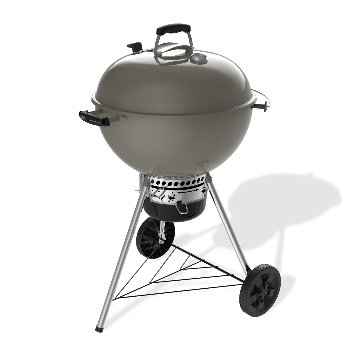 Houtskool bbq mastertouch c-5755 smoke eu schuin, Weber, bbqkopen.nl