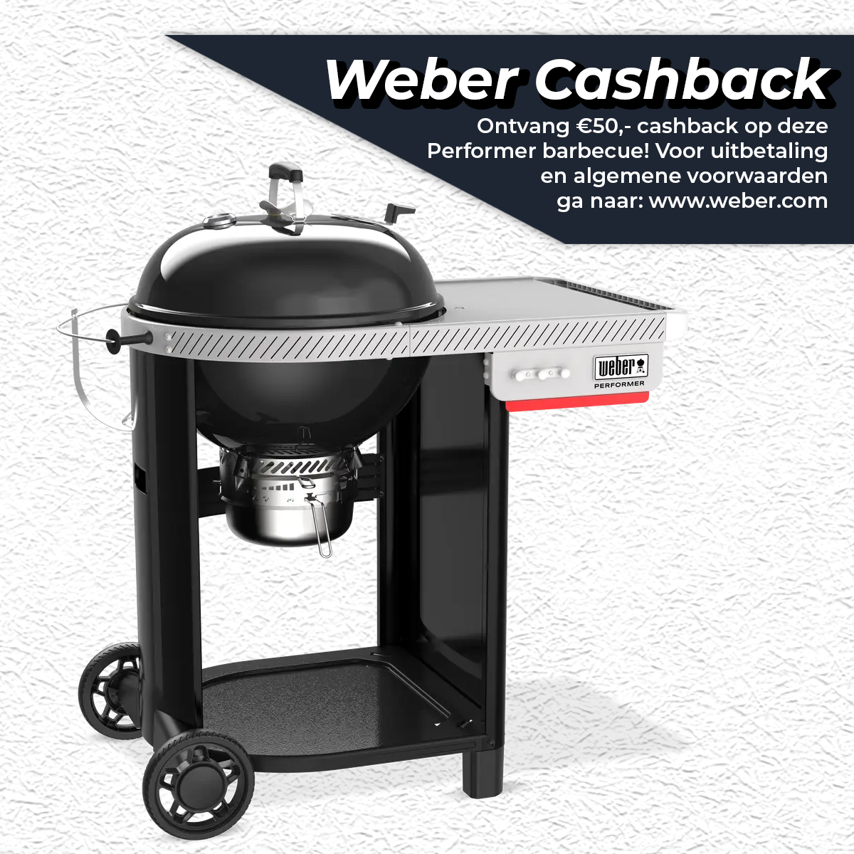 Houtskool bbq performer 57cm - afbeelding 1