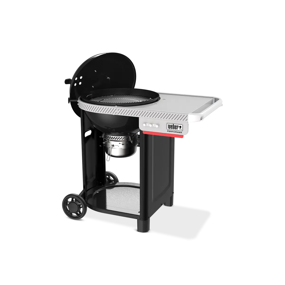 Houtskool bbq performer 57cm open, Weber, bbqkopen.nl