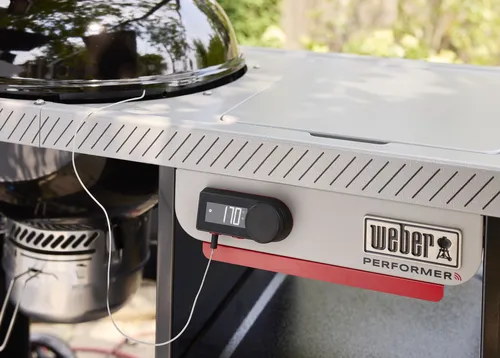 Houtskool bbq performer premium smart 57 detail, Weber, bbqkopen.nl