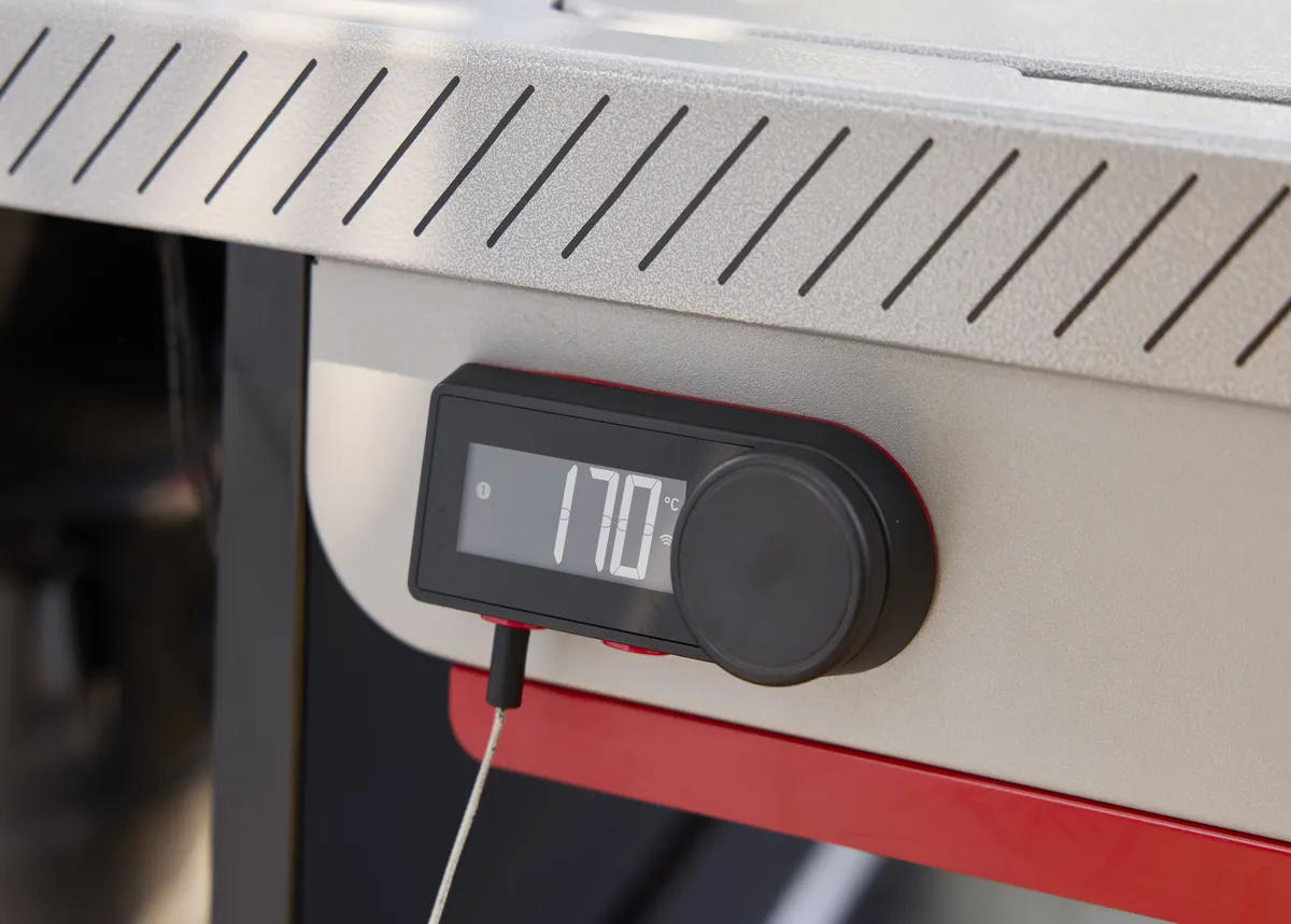 Houtskool bbq performer premium smart 57 detail thermometer, Weber, bbqkopen.nl