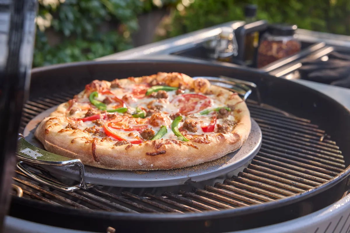 Houtskool bbq performer premium smart 57 pizza, Weber, bbqkopen.nl