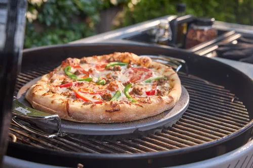 Houtskool bbq performer premium smart 57 pizza, Weber, bbqkopen.nl