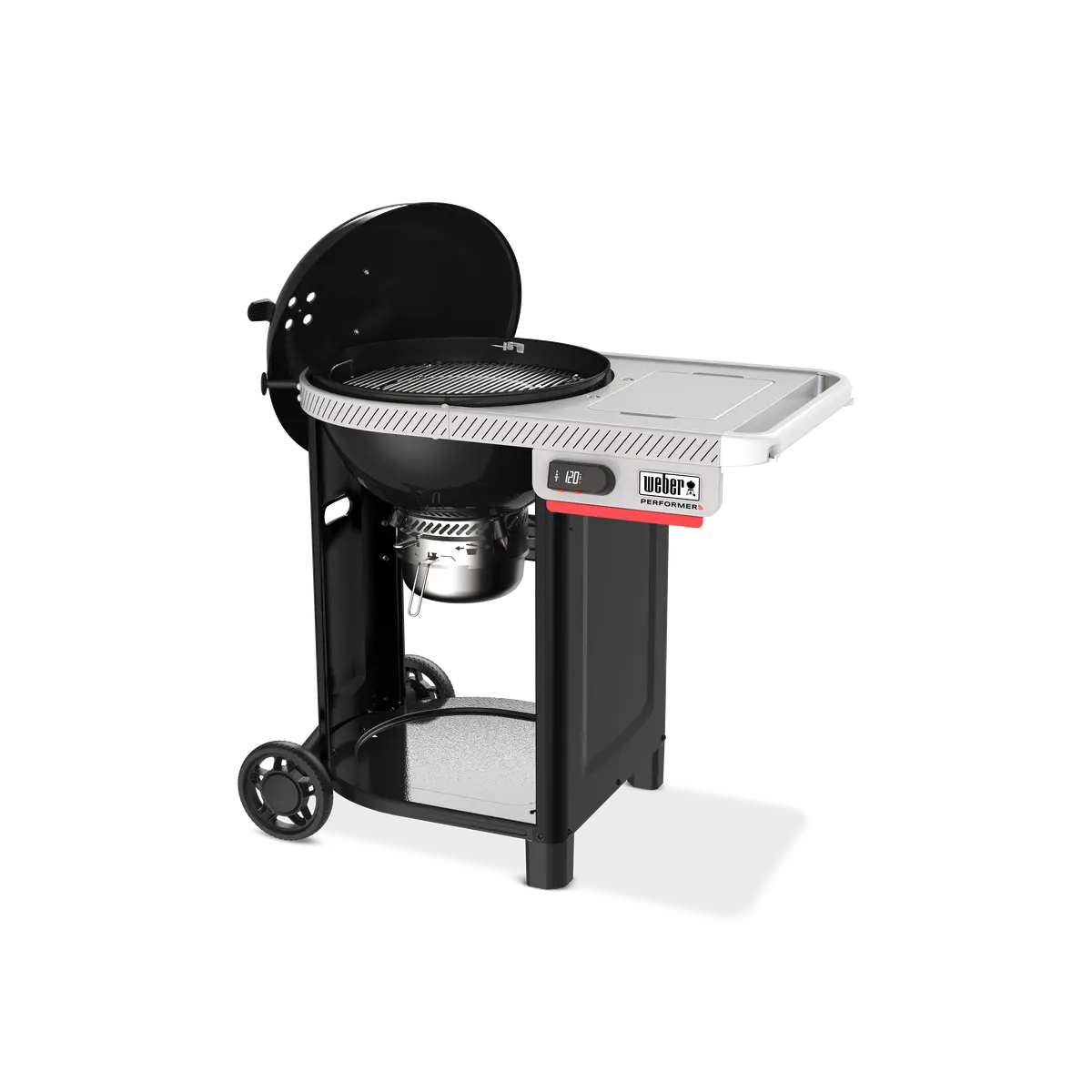 Houtskool bbq performer smart 57cm open, Weber, bbqkopen.nl