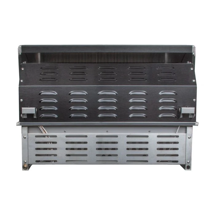 Imperatore Nero Gasbarbecue 4 Burners Built-In Gun Metal achterkant, Boretti, BBQkopen
