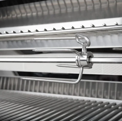 Imperatore Nero Gasbarbecue 4 Burners Built-In Gun Metal draaispit, Boretti, BBQkopen