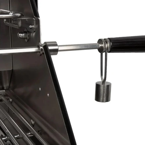 Imperatore Nero Gasbarbecue 4 Burners Built-In Gun Metal detail, Boretti, BBQkopen