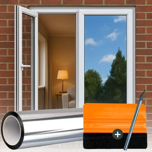 Isolerende Raamfolie – HR++  Spiegelend Anti-Inkijk – 120 × 300 cm, verbo, bbqkopen.nl