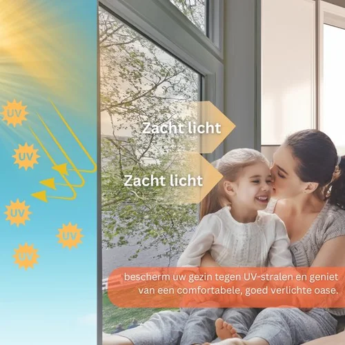 Isolerende Raamfolie – HR++ Spiegelend Anti-Inkijk – 75 × 200 cm licht, verbo, bbqkopen.nl