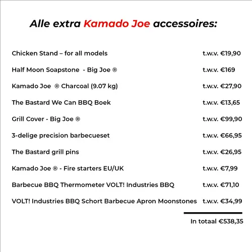 Kamado Joe – Big Joe II Fully loaded, Kamado Joe, BBQkopen