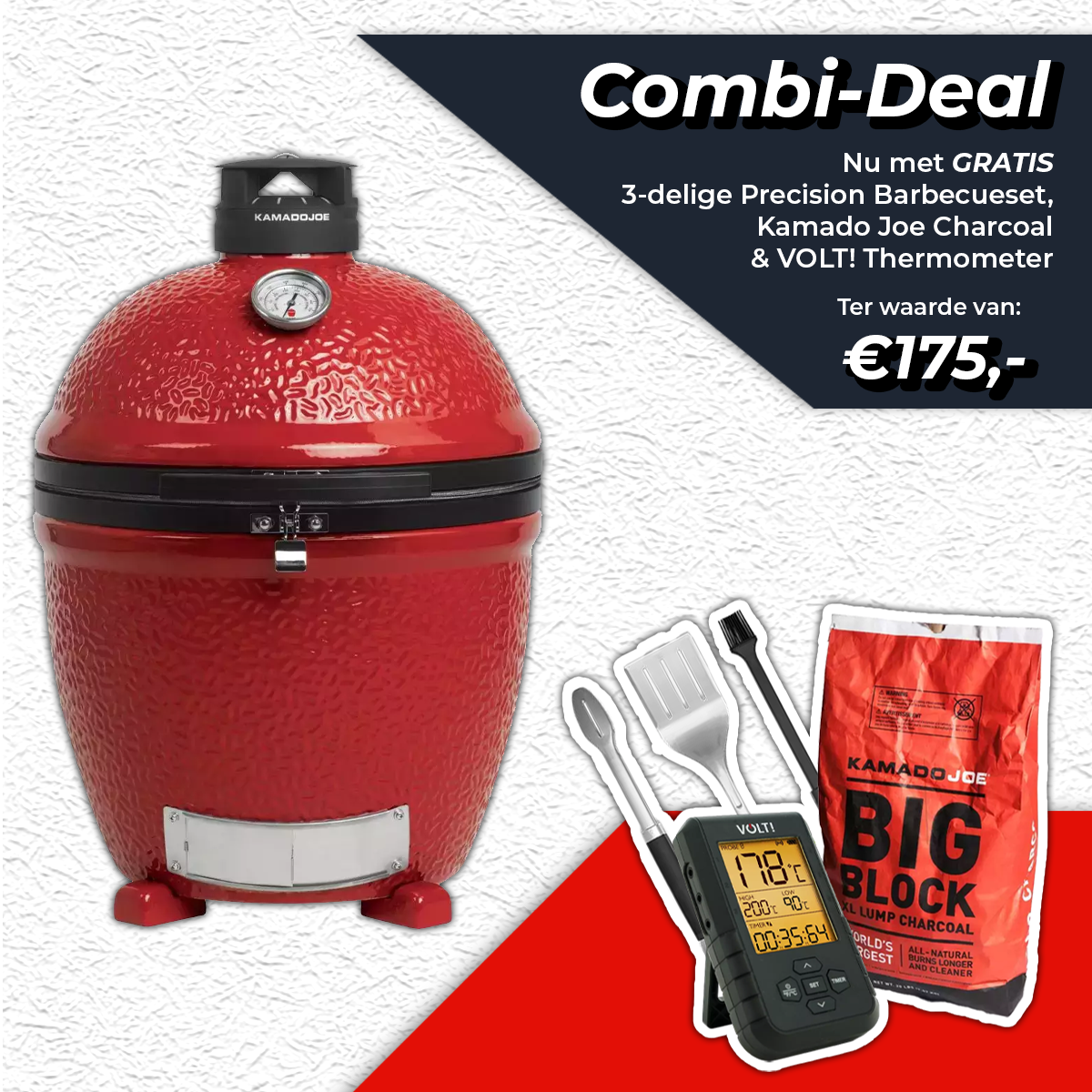 Kamado Joe Classic II 2 Stand-Alone Vrijstaand - afbeelding 1