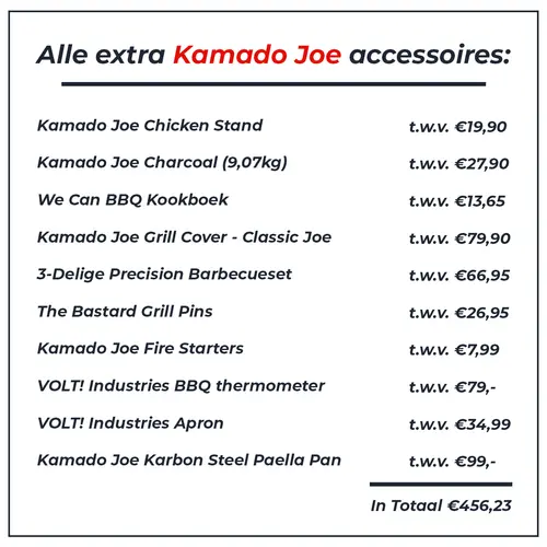 Kamado Joe Classic II Fully loaded, Kamado Joe, BBQkopen
